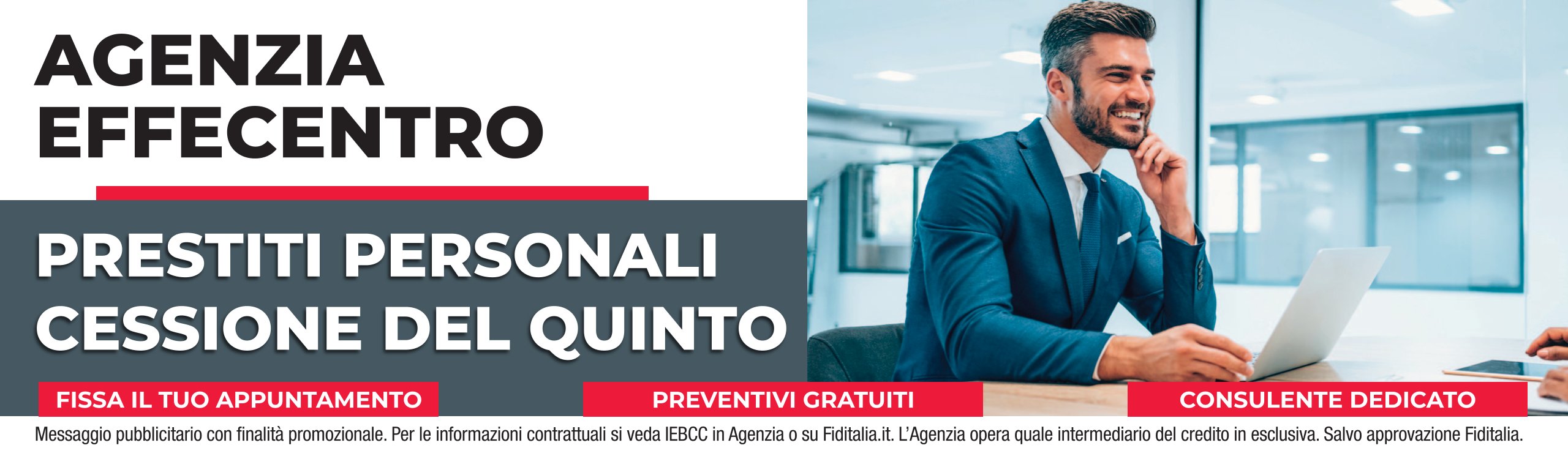 Contatti Agenzia Effecentro Srl filiali Fiditalia - Prestiti personali, Cessione del quinto